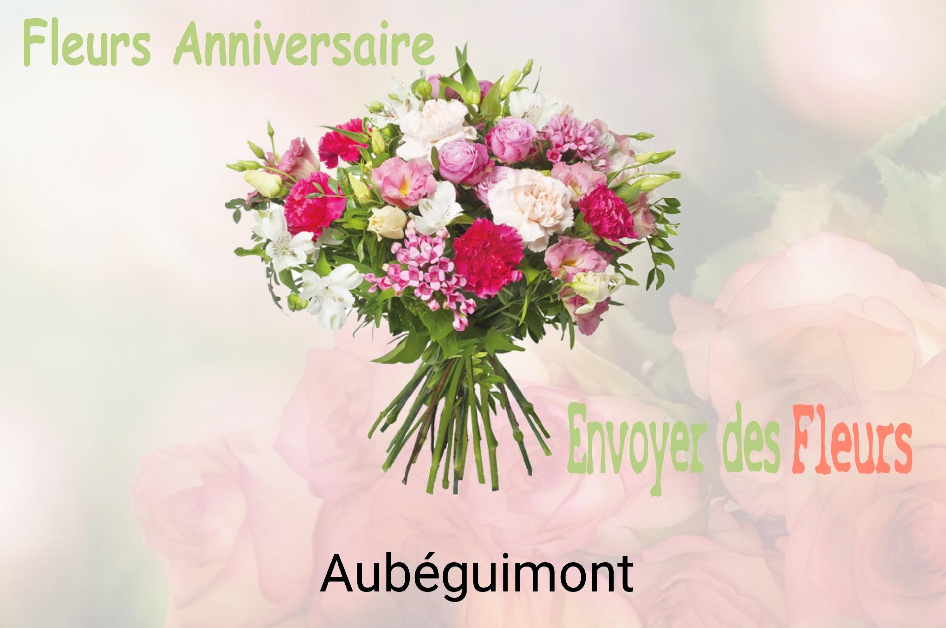 Bouquet de fleurs d’anniversaire livré à Aubéguimont