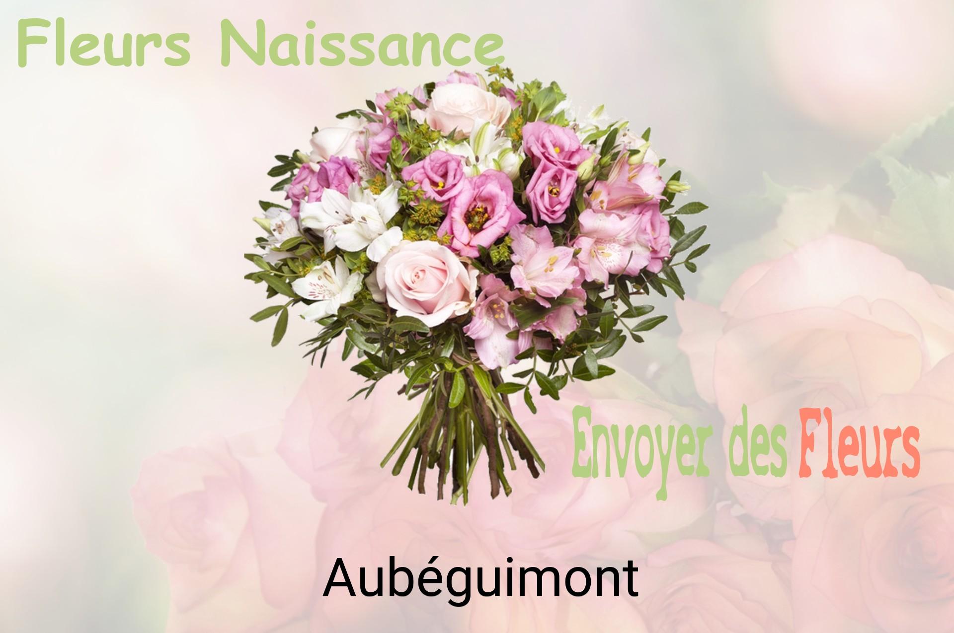Bouquet de fleurs de naissance livré à Aubéguimont